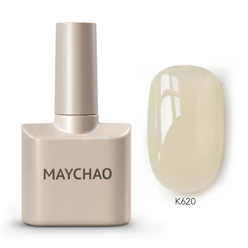 MAYCHAO 12ml Gel Nail Polish – 48 Vibrant Colors, Semi-Permanent UV LED Glossy & Frosted Finish