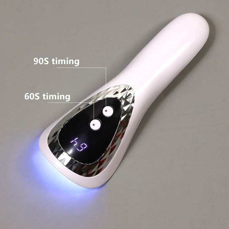 Handheld UV LED Lamp For Nails Drying Lamp Rechargeable Mini Manicure Lamp Nail Dryer For Gel Polish