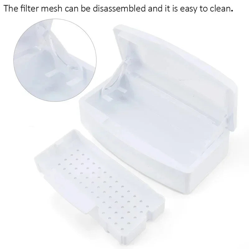 Nail Sterilizer Tray Disinfection Box – Essential Tool for Manicure and Pedicure Cleanliness