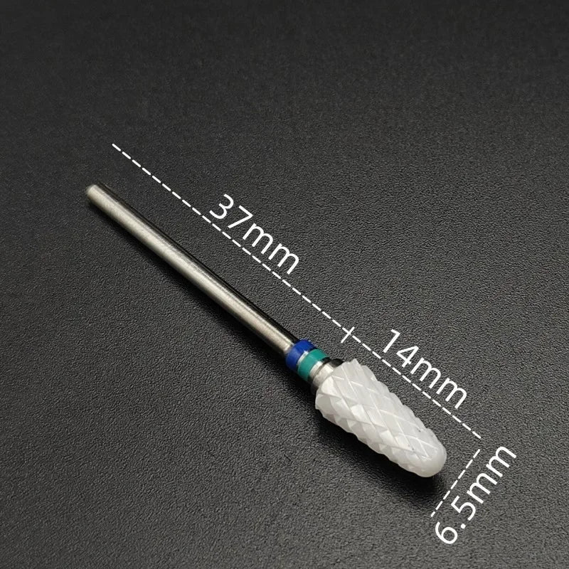 Ceramic Carbide Nail Drill Bit – Electric Milling Cutter for Manicure & Pedicure