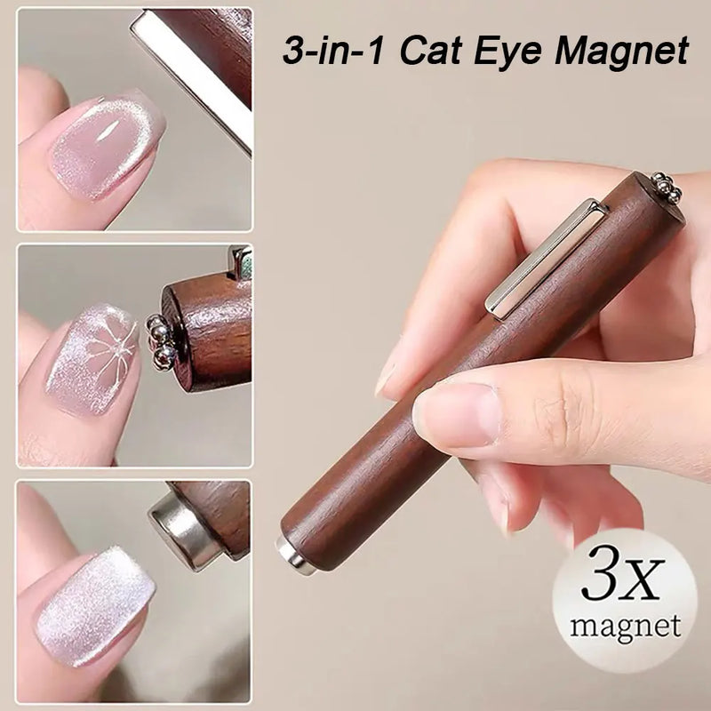 Super Strong Magnetic Strip Stick – Cat Eye Nail Gel Polish Tool for 3D Line & French Effects