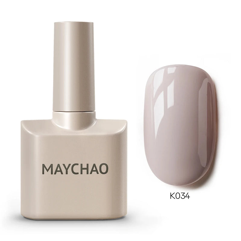 MAYCHAO 12ml Gel Nail Polish – 48 Vibrant Colors, Semi-Permanent UV LED Glossy & Frosted Finish