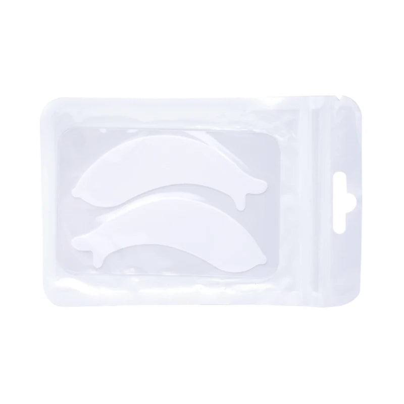 Silicone Eyelash Perm Pads – Dolphin Shape Lash Lift Shields for 3D Curling & Extension