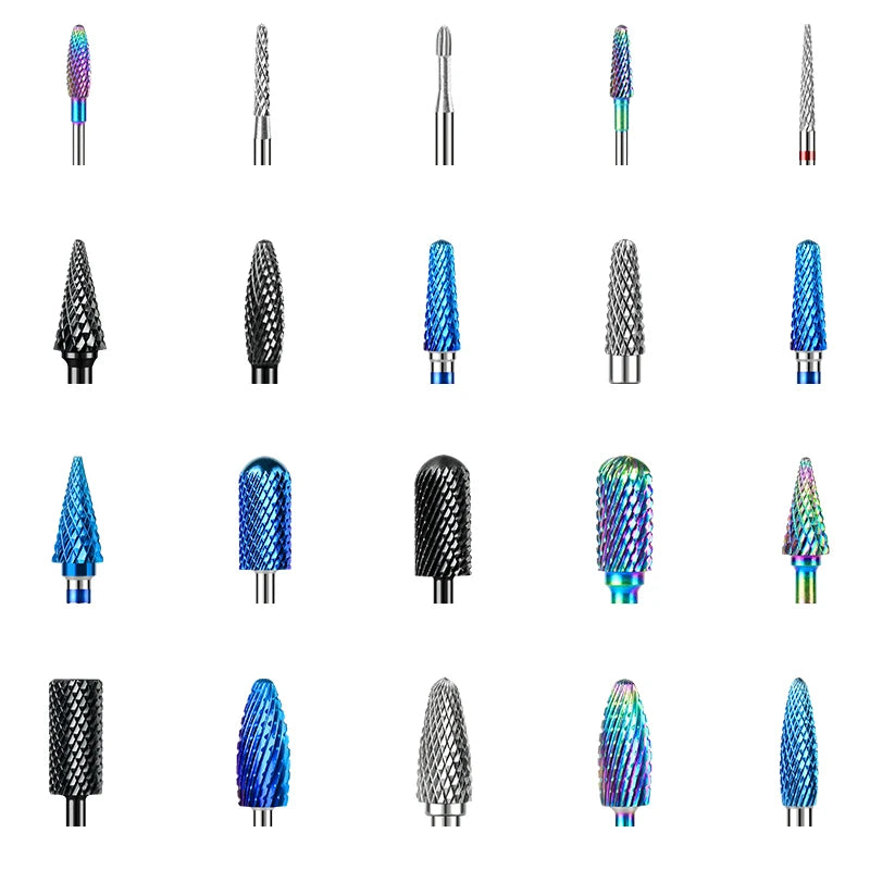 67 Styles Carbide Nail Drill Bits – Electric Manicure & Pedicure Milling Cutter