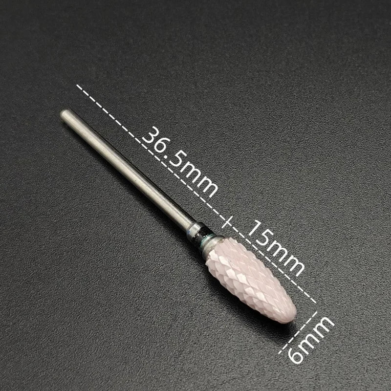 Ceramic Carbide Nail Drill Bit – Electric Milling Cutter for Manicure & Pedicure