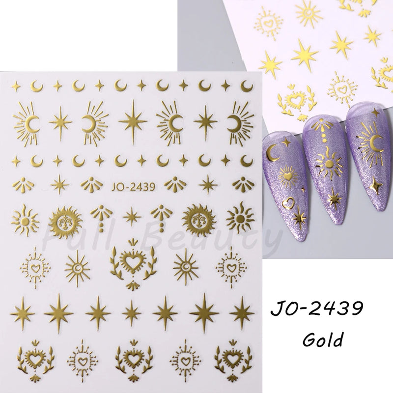 Cute 3D Cartoon Animal Nail Stickers – Dog, Cat & Bunny & More Self-Adhesive Manicure Decals