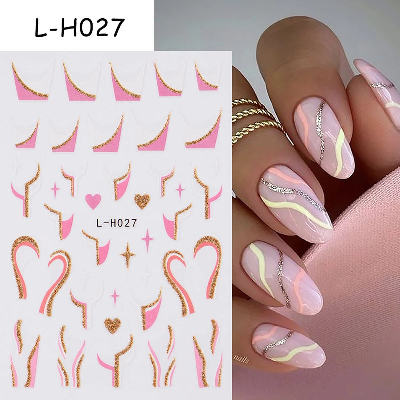 Cute 3D Cartoon Animal Nail Stickers – Dog, Cat & Bunny & More Self-Adhesive Manicure Decals