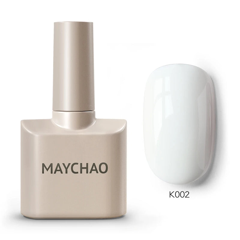 MAYCHAO 12ml Gel Nail Polish – 48 Vibrant Colors, Semi-Permanent UV LED Glossy & Frosted Finish