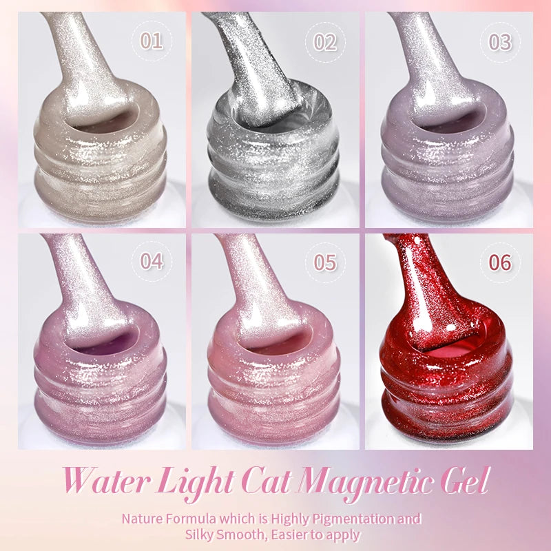 BORN PRETTY 10ml Magnetic Cat Eye Gel Nail Polish – Soak Off UV LED Crystal Nail Art Manicure