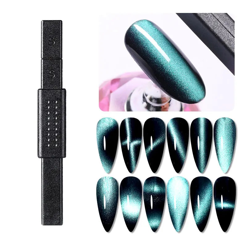 Strong Cat Magnetic Stick for UV Gel Polish Nail Art Decoration, Multi-Function Magnet Pen Tool