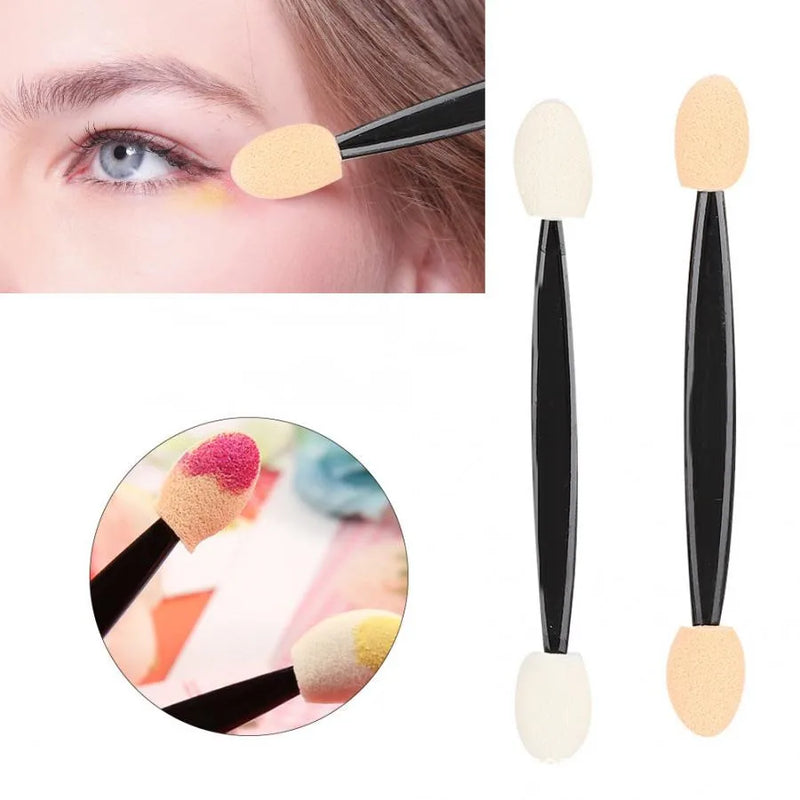 Double-Ended Sponge Nail Art Powder Brush – Multi-Use Makeup & Manicure Tool