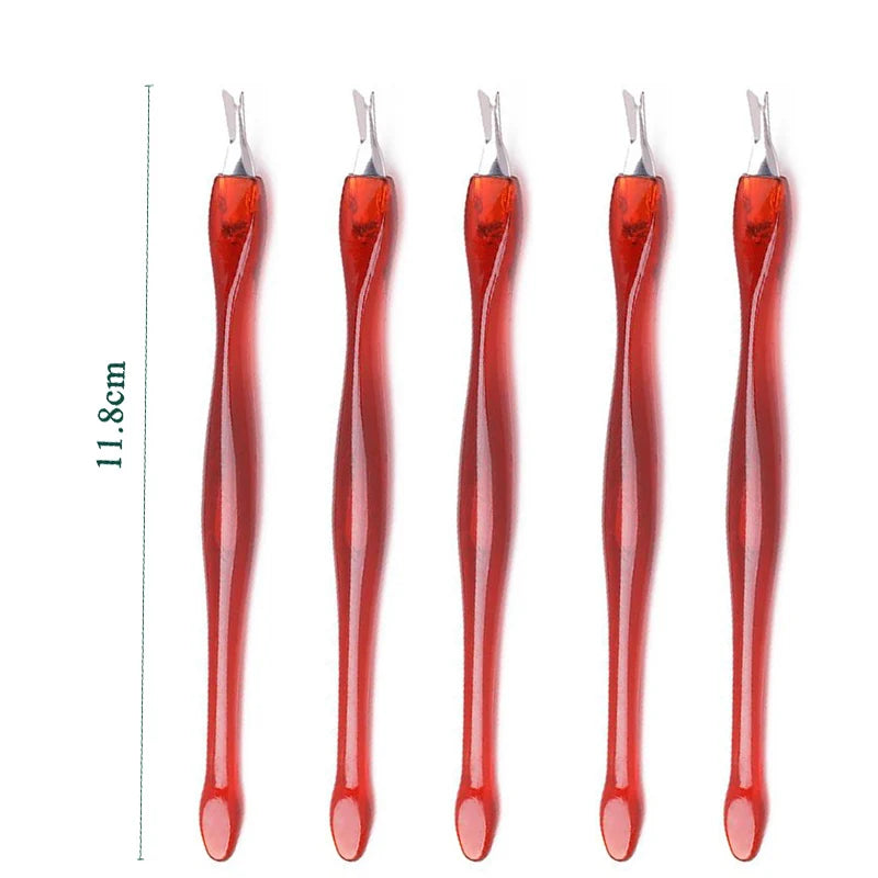 Stainless Steel Cuticle Pusher & Remover – Nail Care Tool for Manicure & Pedicure