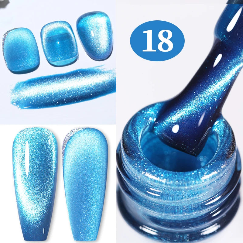 BORN PRETTY Auroras Cat Magnetic Gel Nail Polish 10ml – Semi-Permanent Jelly Glass Effect