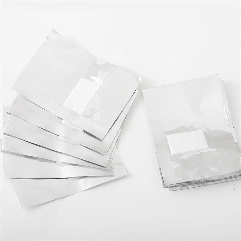 Aluminium Foil Nail Removal Wraps – 100 Pcs for Gel & Acrylic Removal