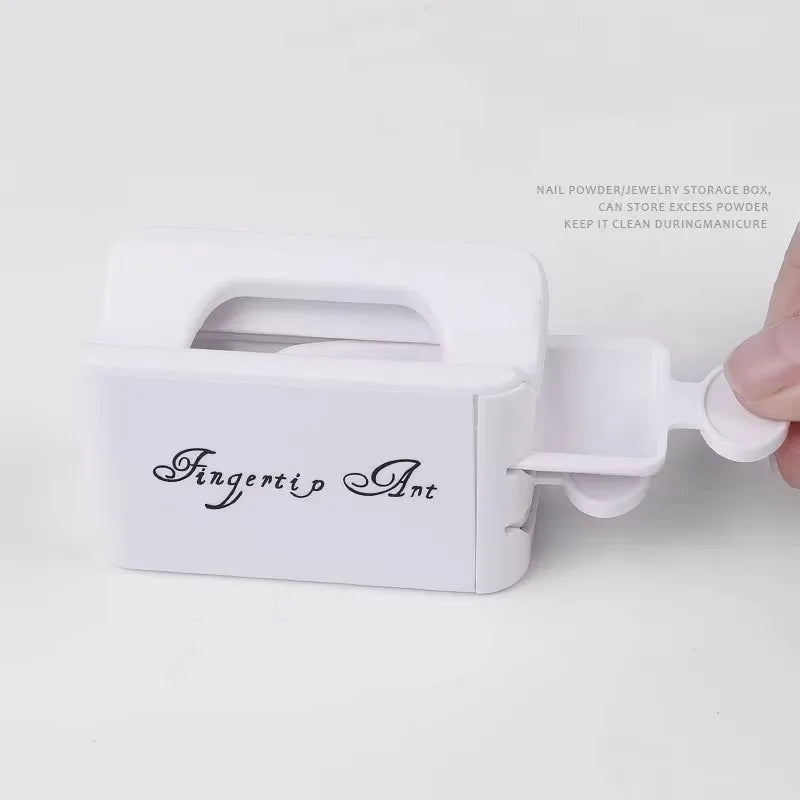 Portable Recovery Box for Nail Glitter Powder – Convenient Storage for Nail Art Supplies