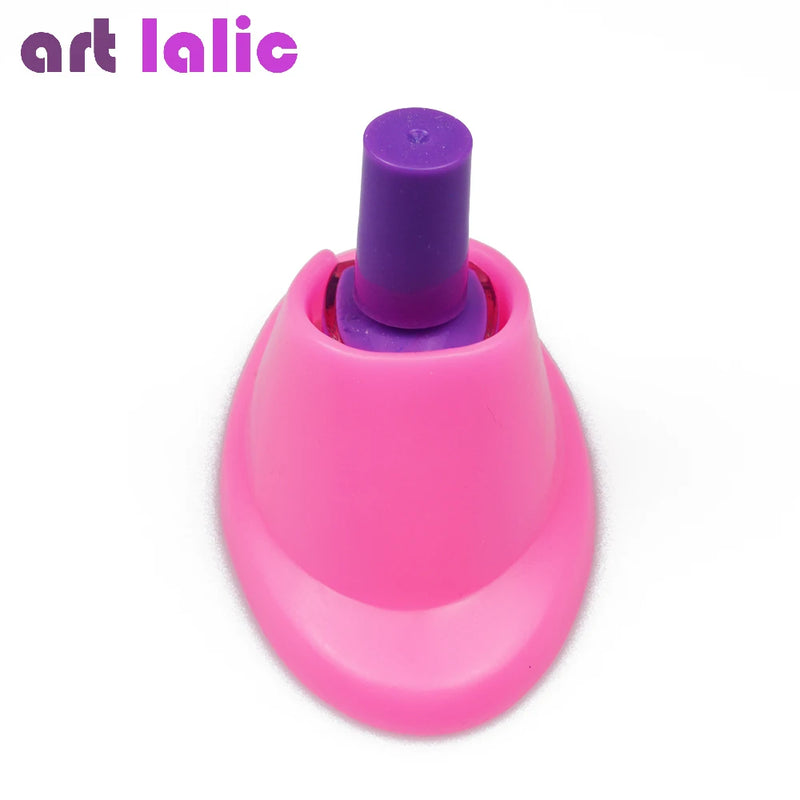 1pc Nail Art Silicone Holder: Prevent Spills, Professional Manicure Tool