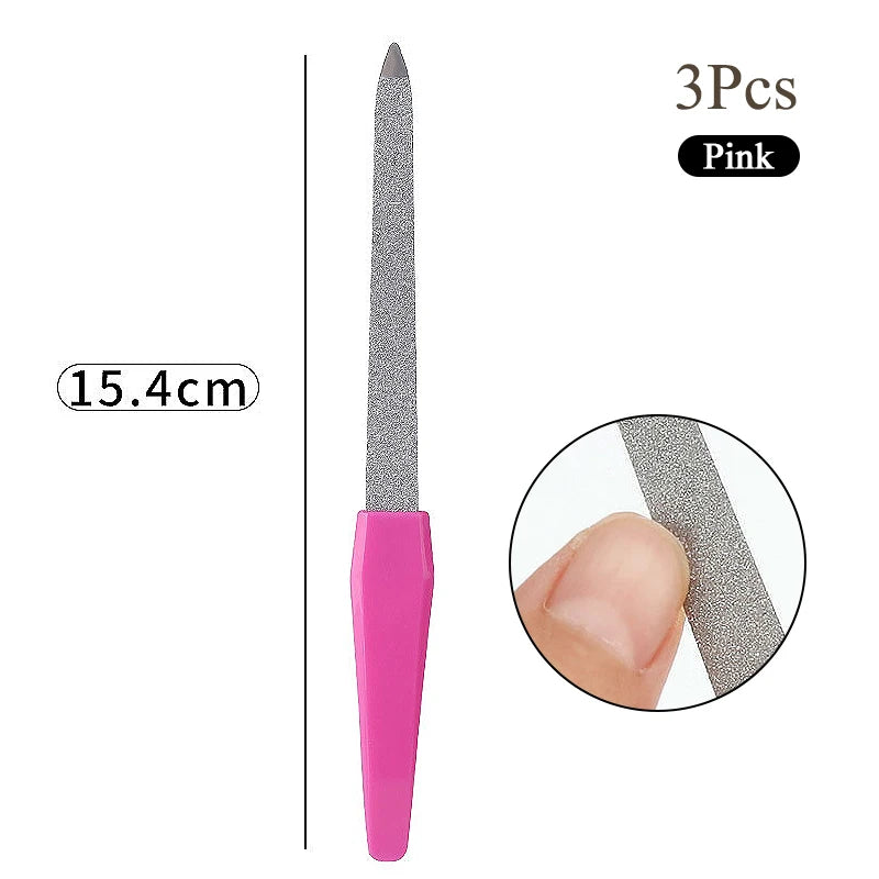 Stainless Steel Cuticle Pusher & Remover – Nail Care Tool for Manicure & Pedicure