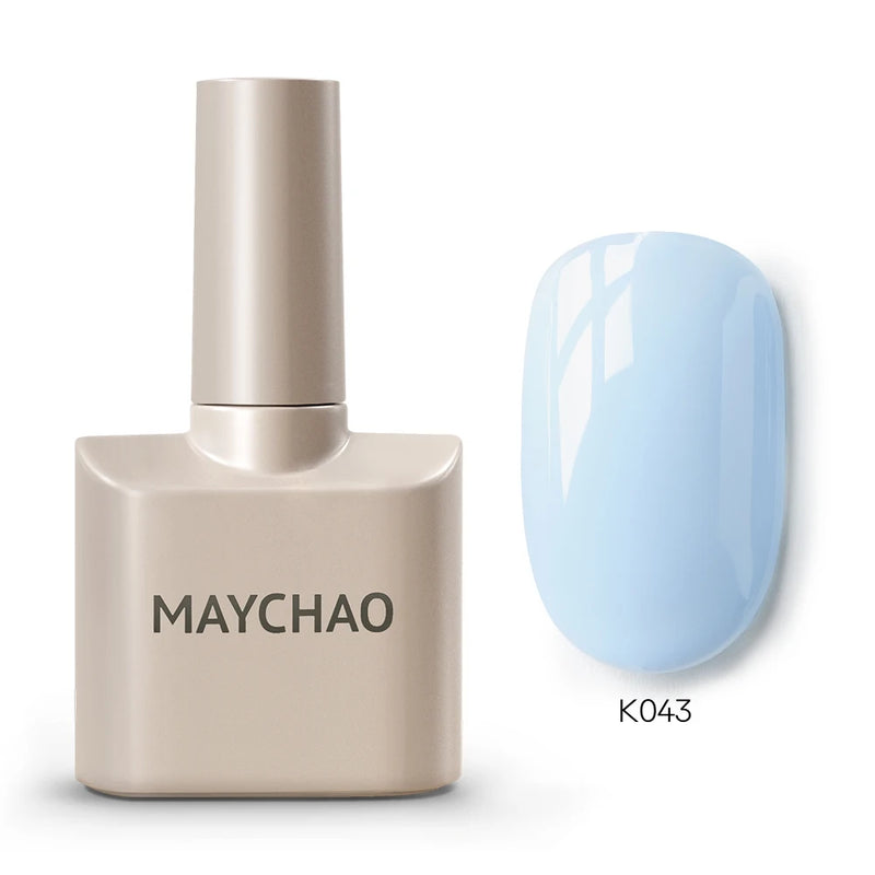 MAYCHAO 12ml Gel Nail Polish – 48 Vibrant Colors, Semi-Permanent UV LED Glossy & Frosted Finish