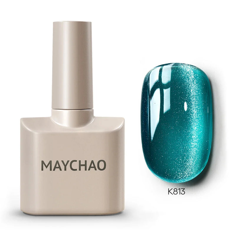 MAYCHAO 12ml Gel Nail Polish – 48 Vibrant Colors, Semi-Permanent UV LED Glossy & Frosted Finish