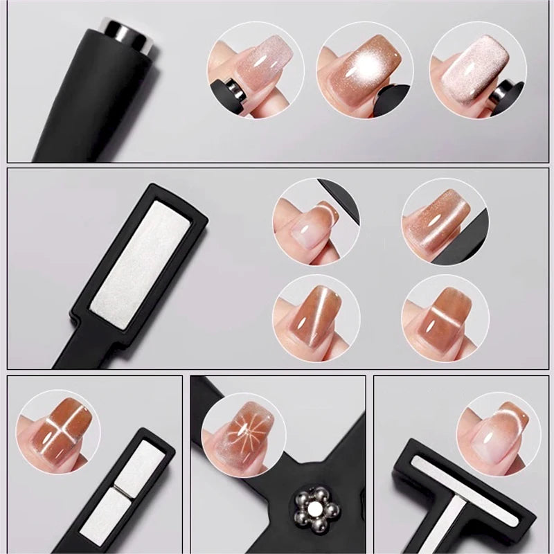 5 IN 1 Multi-function Nail Magnetic Stick With Sleeve Cat Magnet Board