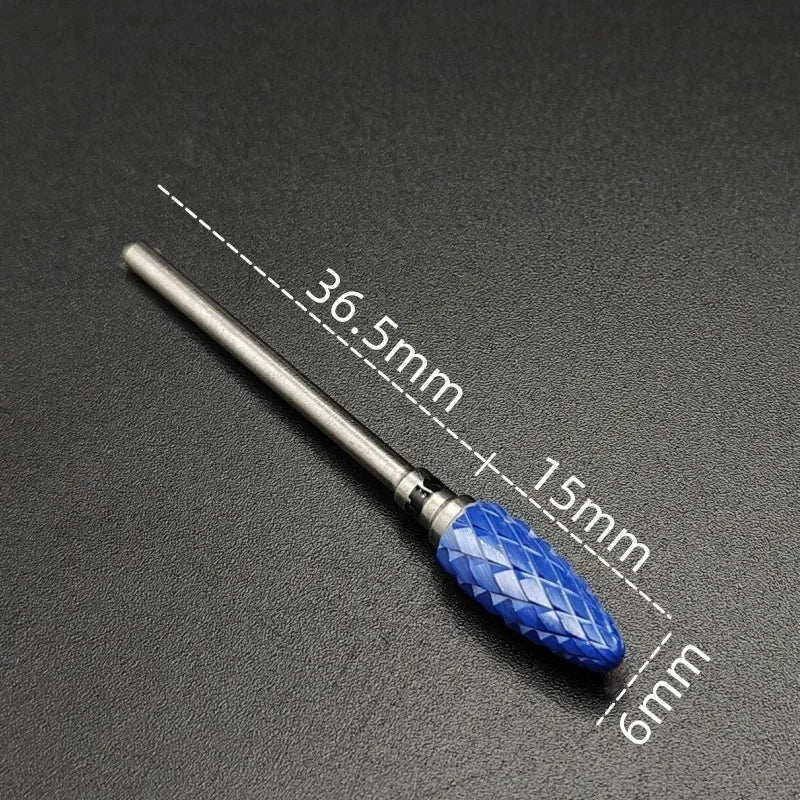 Ceramic Carbide Nail Drill Bit – Electric Milling Cutter for Manicure & Pedicure