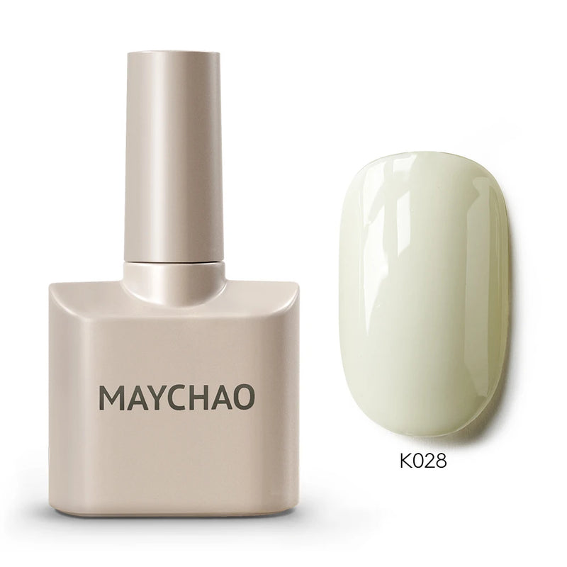 MAYCHAO 12ml Gel Nail Polish – 48 Vibrant Colors, Semi-Permanent UV LED Glossy & Frosted Finish