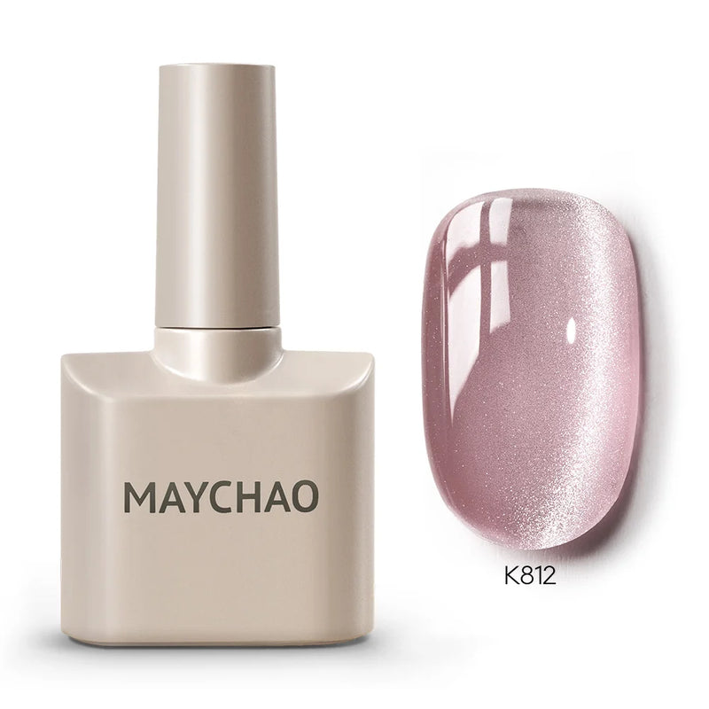 MAYCHAO 12ml Gel Nail Polish – 48 Vibrant Colors, Semi-Permanent UV LED Glossy & Frosted Finish