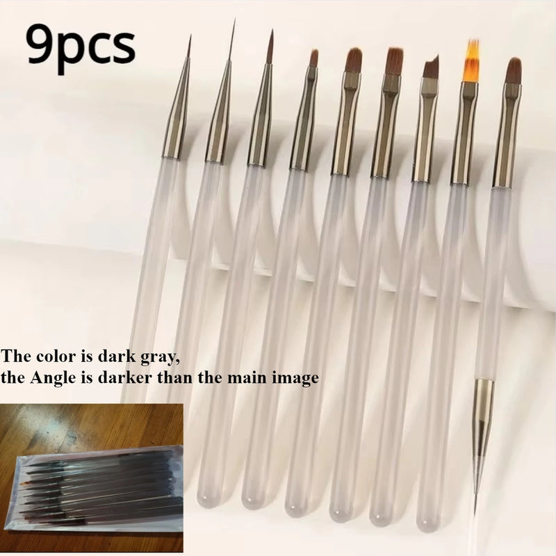 Nail Art Liner Brushes – Precision Striping & Detailing Tool