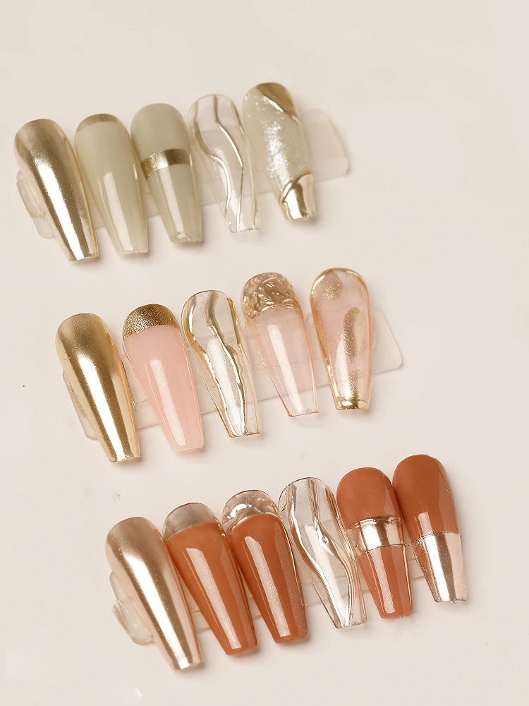 6Pcs Chrome Nail Powder Set – Metallic Mirror Holographic Glitter Rose Gold for DIY Nail Art