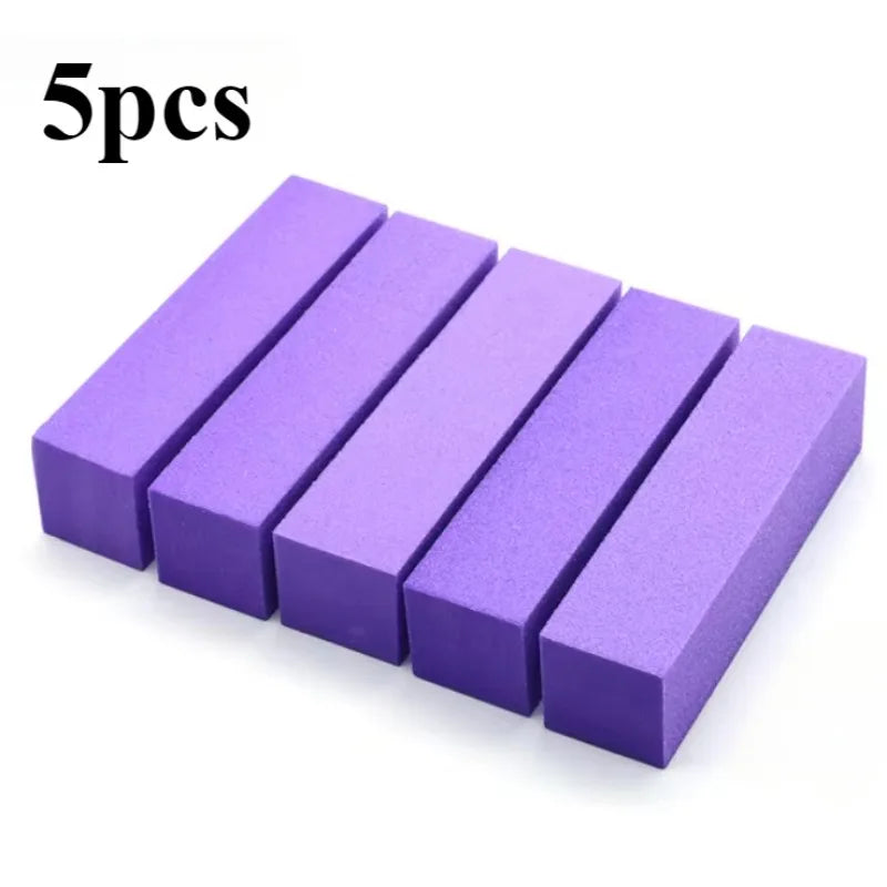 5/10/20Pcs Professional Nail File Polisher Block Manicure Pedicure Files