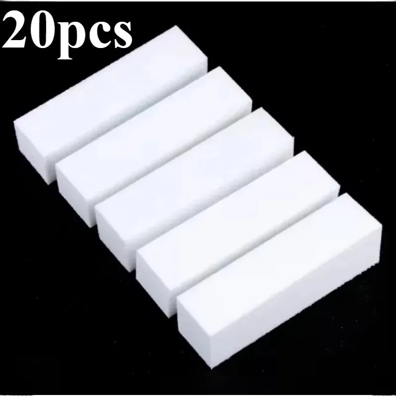 5/10/20Pcs Professional Nail File Polisher Block Manicure Pedicure Files