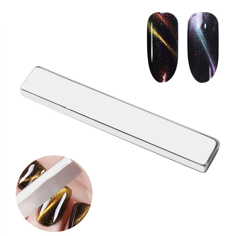 8pcs Magnetic Nail Art Stick Set – Create Stunning Cat Eye 9D UV Gel Nail Designs