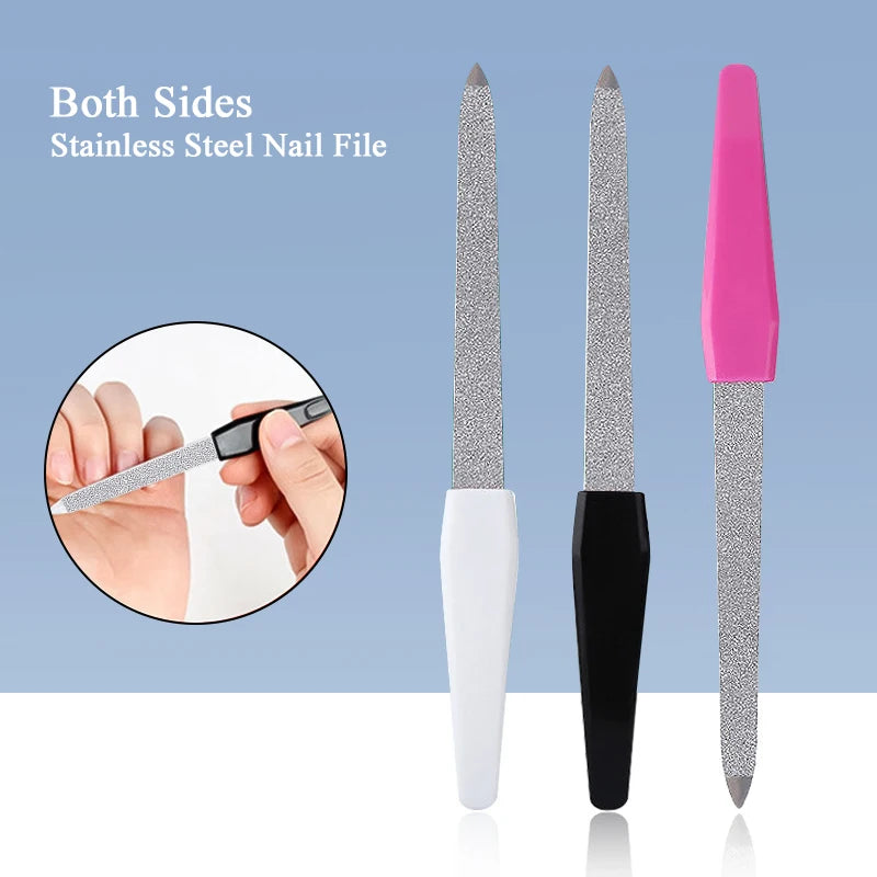 Stainless Steel Cuticle Pusher & Remover – Nail Care Tool for Manicure & Pedicure