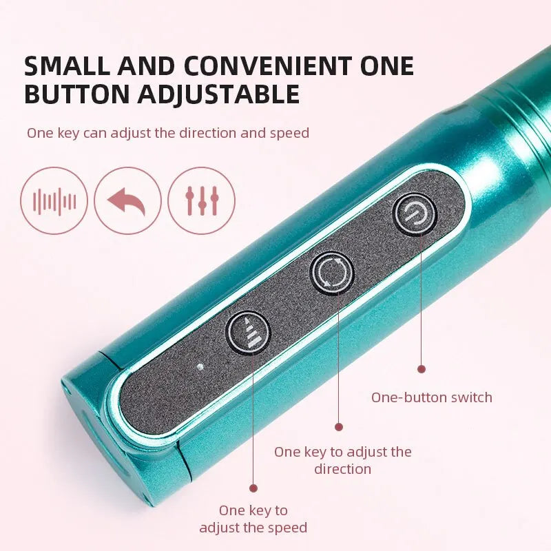 Wireless Nail Drill Pen USB Nail File Polishing Pen Rechargeable Nail Drill Machine Portable Drill