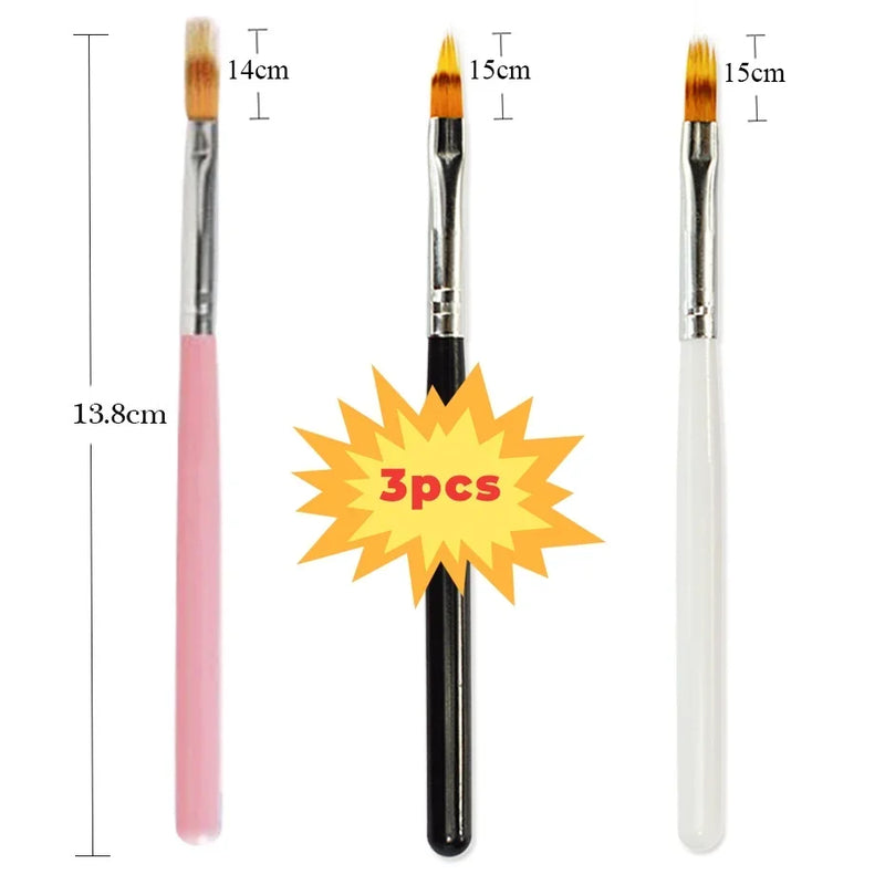 Nail Art Liner Brushes – Precision Striping & Detailing Tool