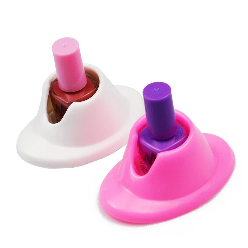 1pc Nail Art Silicone Holder: Prevent Spills, Professional Manicure Tool