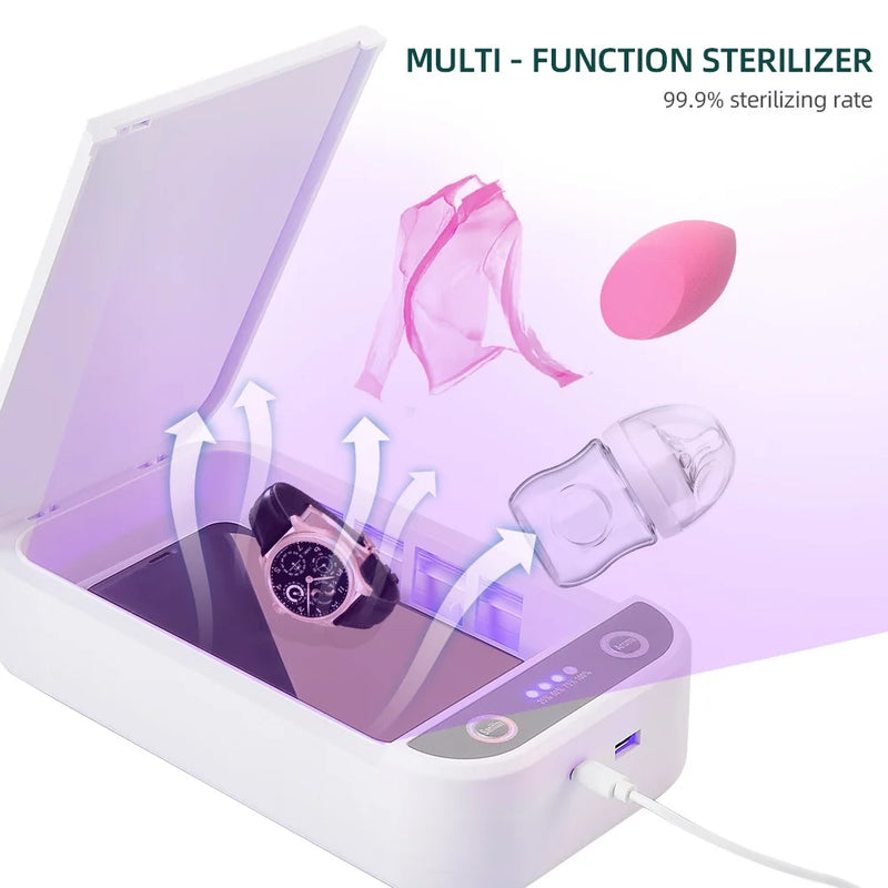 Multi-Function UV Sterilizer & Aromatherapy Disinfection Box – Powerful UV Light for Manicure & Makeup Tools