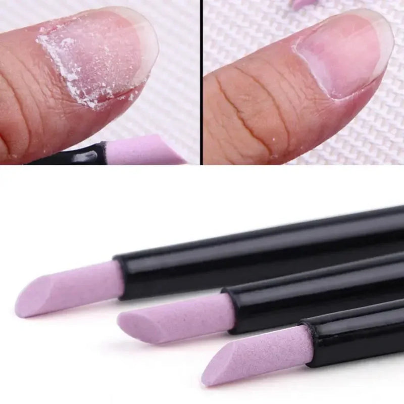 Quartz Nail Grinding Pen – Cuticle Remover & Dead Skin Trimmer for Professional Nail Care (1-3 Pcs)